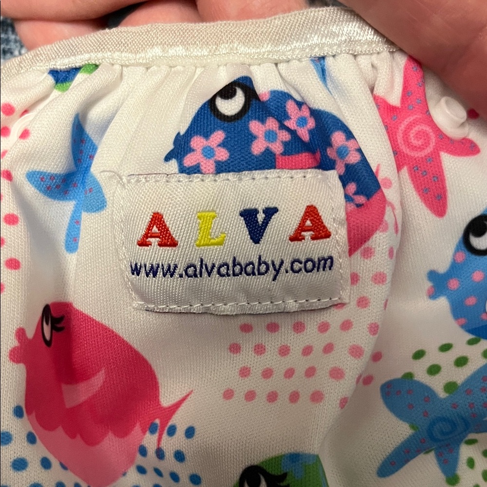 Vibrant Fish Patterned Diaper Covers - Picture 7 of 7